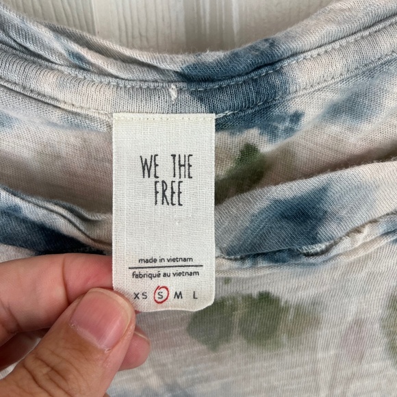 Free People We the Free Kaleidoscope Tie Dye Kaftan Size Small - Picture 3 of 5